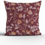 Bavlnená obliečka na vankúš Renforcé 40 × 40 cm - Rebeka vínová