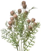 Dekoračný umelý kvet s ružovými bodliačikmi - 16*16*47 cm