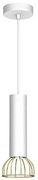 Luster na lanku DANTE 1xGU10/25W/230V biela/zlatá