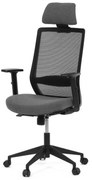 Kancelářská židle, synchronní mechanismus, černá síťovina, KA-V3329 BK