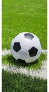 Jerry Fabrics Detská osuška s potlačou - Futbal - ihrisko | 70 x 140 cm