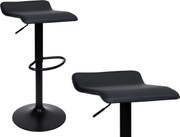 Barová stolička PORTI BLACK - čierna