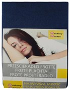 Prestieradlo froté s gumičkou 90x200 granátová 34