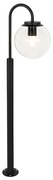 Moderný lampáš čierny s plastom 104 cm IP44 - Sfera