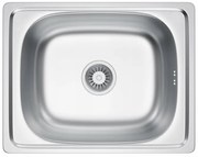 Erga HD, 1-komorový oceľový drez 460x410x160 mm, povrch MikroDekor, ERG-MLS-HD4641D