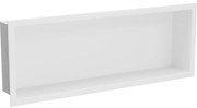 Mexen X-Wall-R, polička na zapustenie na obklad s golierom 60 x 20 cm, biela, 1920602010