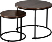 CH Konferenčné stolíky Paula - hnedá