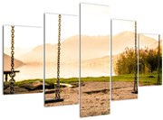 Obraz hojdačky v prírode (150x105 cm)