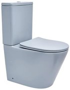 Wc kombi kombinovaný SAT Infinitio tmavě modrá mat Vario odpad SATINF031VPSNDBLM