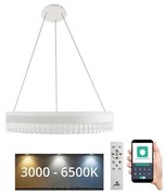 NEDES LED Stmievateľný luster na lanku LED/80W/230V 3000-6500K biela + diaľkové ovládanie ND4048