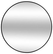 Atmosphera - Nástenné zrkadlo ALICE pr. 70 cm čierne