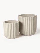 Súprava obalov na kvetináče Fiber, 2 ks