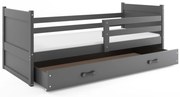 Posteľ RICO 1 200x90 grafitová