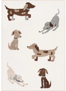 Slonovinový detský koberec 80x150 cm Dogsie Pearl – FD