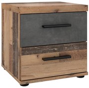 Nočný stolík Oldheaven old wood/betón