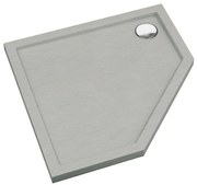 Päťuholníková vanička Caspar New Cement Stone 80x80x5 - 3.2397/CT/ST