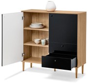 Vysoká skrinka »Bekeson«, antracitová