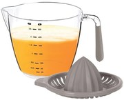 Plastový džbán s odmerkou a odšťavovačom 0,5 l tmavobéžová