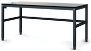 Antistatický dielenský ESD stôl, 1600x800x745-985 mm, nastaviteľné podnožie