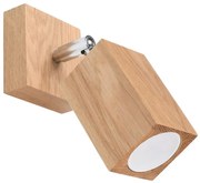 Sollux SL.1035 - Nástenné bodové svietidlo KEKE 1xGU10/40W/230V dub