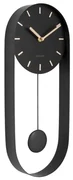 Dizajnové kyvadlové nástenné hodiny 5822BK Karlsson 50cm