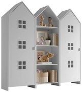 Biela otvorená detská šatníková skriňa 173x171,5 cm CASAMI BRUGES – Vipack