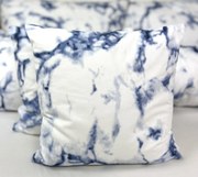 INTERMEDIC SK Obliečka na vankúš Mramor - modrý 40x40 cm