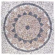 Mramorová mozaika, motív slnka, 90 x 90 cm
