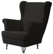 Skandinávske kreslo MARS Čierna