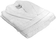 Froté župan Deluxe biely Veľkosť: S