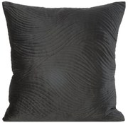 DEKORAČNÁ OBLIEČKA NA VANKÚŠ RIA5 45X45 CM ČIERNA
