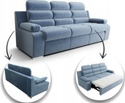 Pohodlná Rozkladacia Pohovka 238 S Opierkami Hlavy – Skladová Ponuka