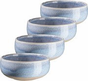 Mäser Súprava polievkových misiek 4 ks AQUATA – 14 cm, modrá