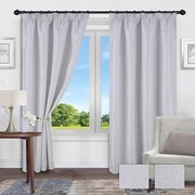 Závesová látka LORI SX8922A sivá 145 (Tovar na mieru)