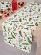 Vianočný behúň Zimné vetvičky - 40 × 180 cm