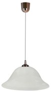 Luster na lanku VERA 1xE27/60W/230V medená/biela