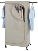 Béžová látková šatníková skriňa 75x160 cm Balance – Wenko