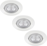 Philips - SADA 3x LED Podhľadové svietidlo TARAGON LED/4,5W/230V 2700K