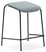 Stolička ATTEND, čierna, šedomodrá