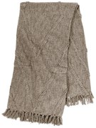 Svetlohnedá bavlnená prikrývka na dvojlôžko 250x260 cm Sahara - Tiseco Home Studio