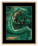 Obraz Abstract Green&amp;Gold I 40 x 50cm