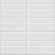 Keramická mozaika Premium Mosaic Kit Kat white 30x30 cm mat MOSKK2WHM