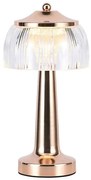 LED Stmievateľná stolná lampa LED/1W/5V 3000-6000K 1800 mAh rose gold