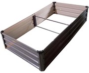 Kovový vyvýšený záhon 180x90x35 cm TC-204
