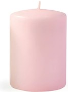 Parafínová svíčka Classic Candles 14 cm růžová