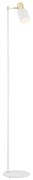 Argon 4258 - Stojacia lampa DORIA 1xE27/15W/230V biela/mosadz