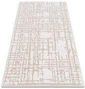 Koberec AKRYL VALS 3236 Abstrakcia slonia kosť / béžový