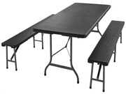 InternetovaZahrada Pivný set Malmö - čierny