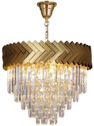 Zuma Line 23910/9 - Luster na reťazi LYON 9xE14/40W/230V zlatá