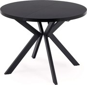 Rozkladací stôl LUKAS 100-250 cm čierny